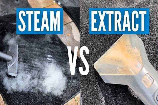 steam cleaner vs extractor cleaner